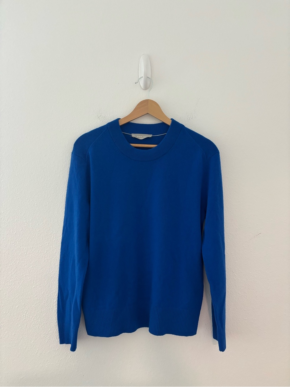 Everlane cashmere sweater in blue